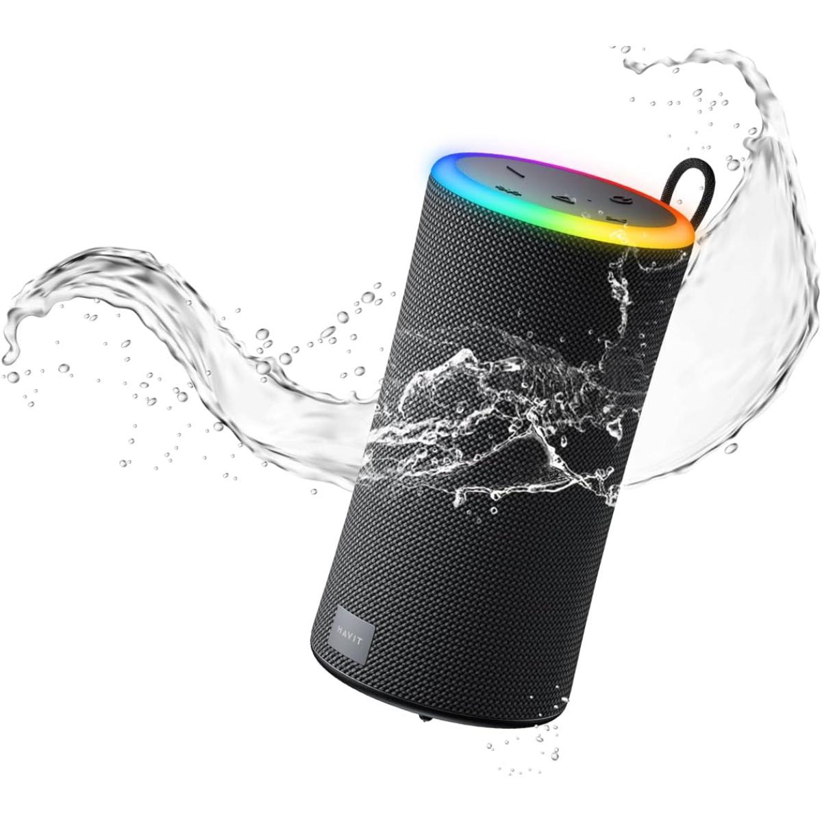 HAVIT SK833BT BASS WATERPROOF WIRELESS SPEAKER, Bluetooth Play time: 10H