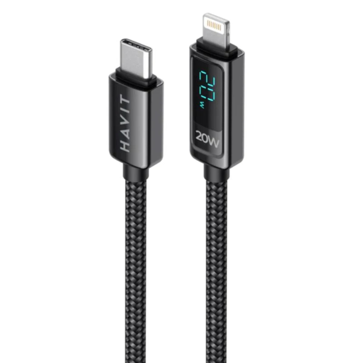 HAVIT CB6246 USB-C TO LIGHTING NYLON BRAIDED CABLE IPHONE 1.2M