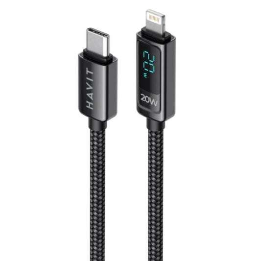 HAVIT CB6246 USB-C TO LIGHTING NYLON BRAIDED CABLE IPHONE 1.2M