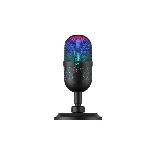 HAVIT GK52 Microphone Recording Live Microphone RGB lighting sleek design