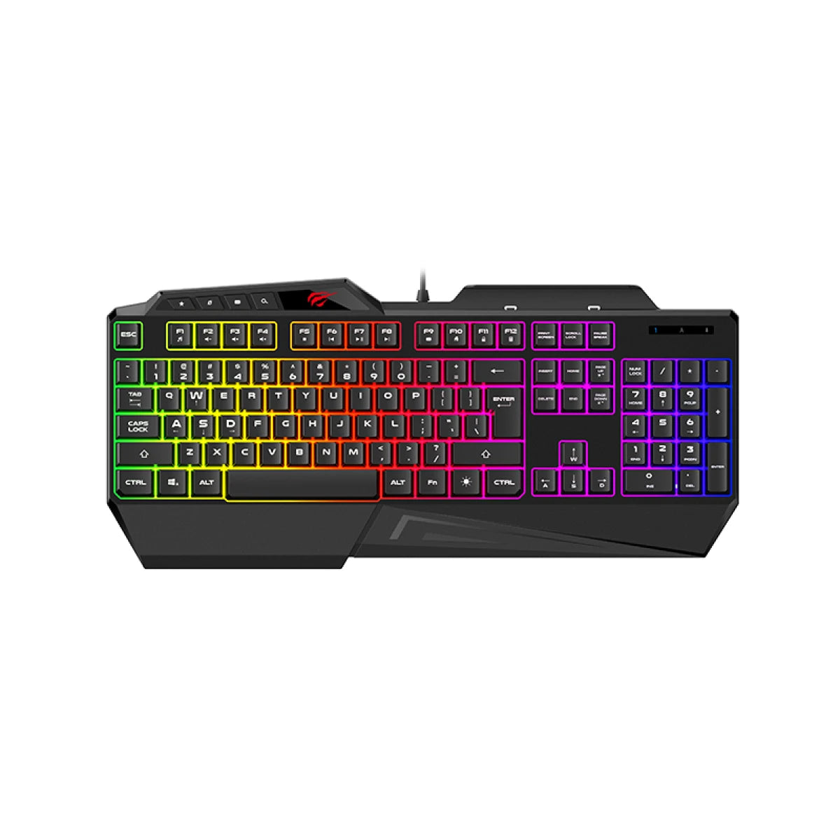 Havit KB488L Multi-function backlit keyboard, 19 anti-ghosting keys Havit KB488L Multi-function backlit keyboard, 19 anti-ghosting keys