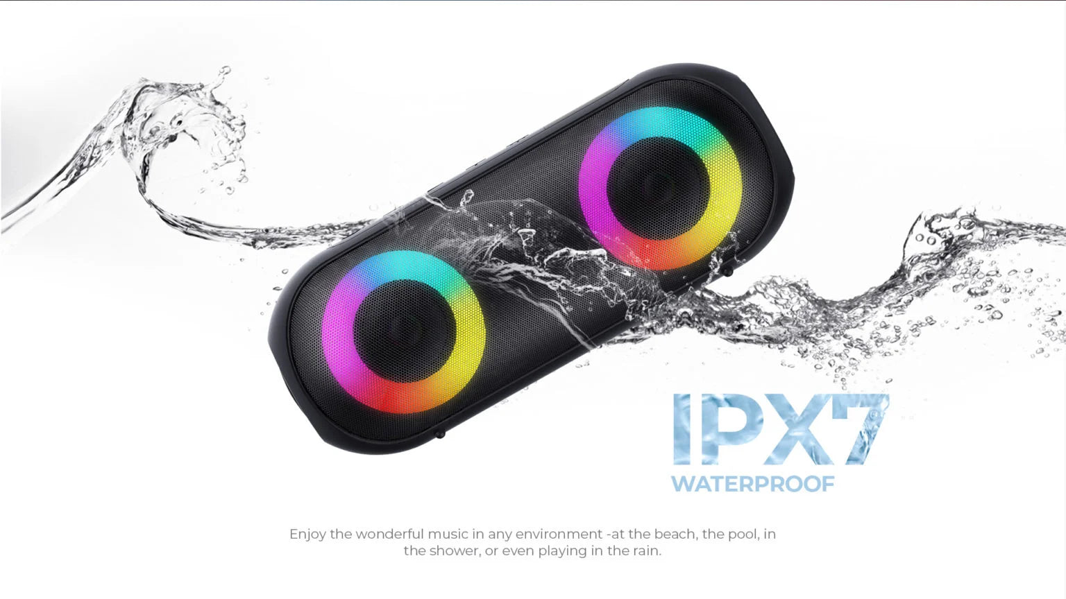 HAVIT SK875BT Strong Bass Wireless Waterproof Speaker, Bluetooth Power: 5W HAVIT SK875BT Strong Bass Wireless Waterproof Speaker, Bluetooth Power: 5W