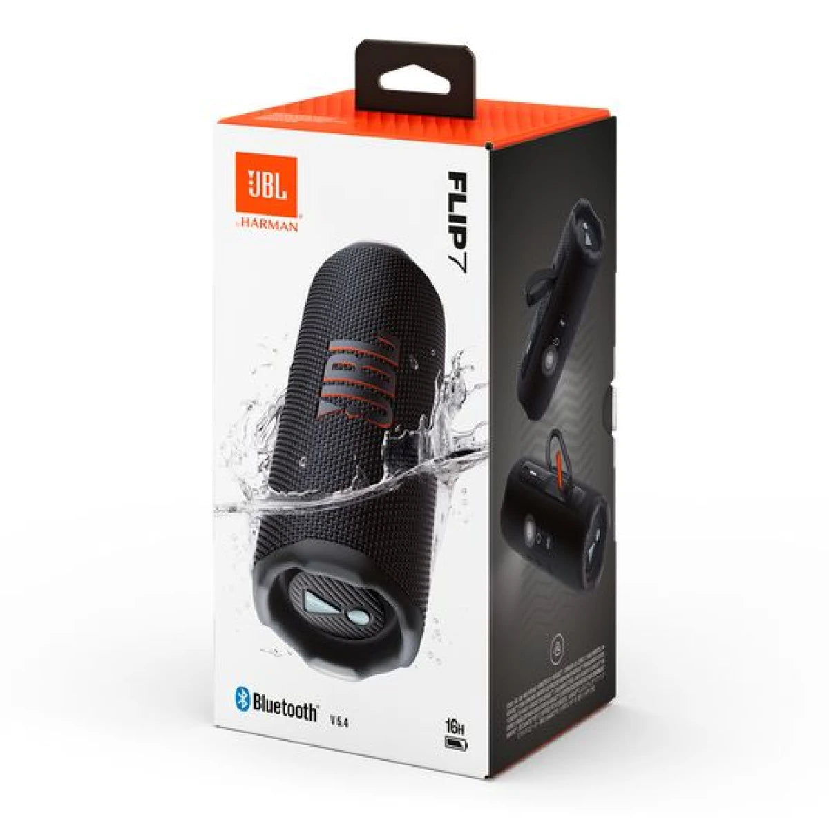 JBL Flip 7 Rugged portable Bluetooth speaker with AI-optimized JBL Pro Sound