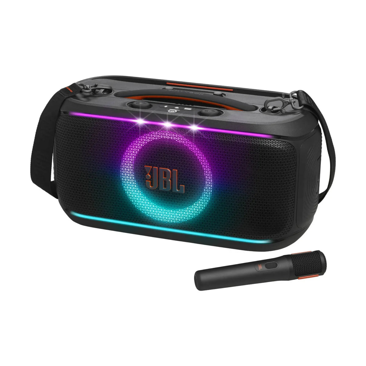 JBL PartyBox On-The-Go 2 - Portable Party Speaker with Wireless Digital Mic JBL PartyBox On-The-Go 2 - Portable Party Speaker with Wireless Digital Mic