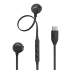 JBL Tune 305C Wired In-Ear Type-C Hi-Res Headphones - Black/White