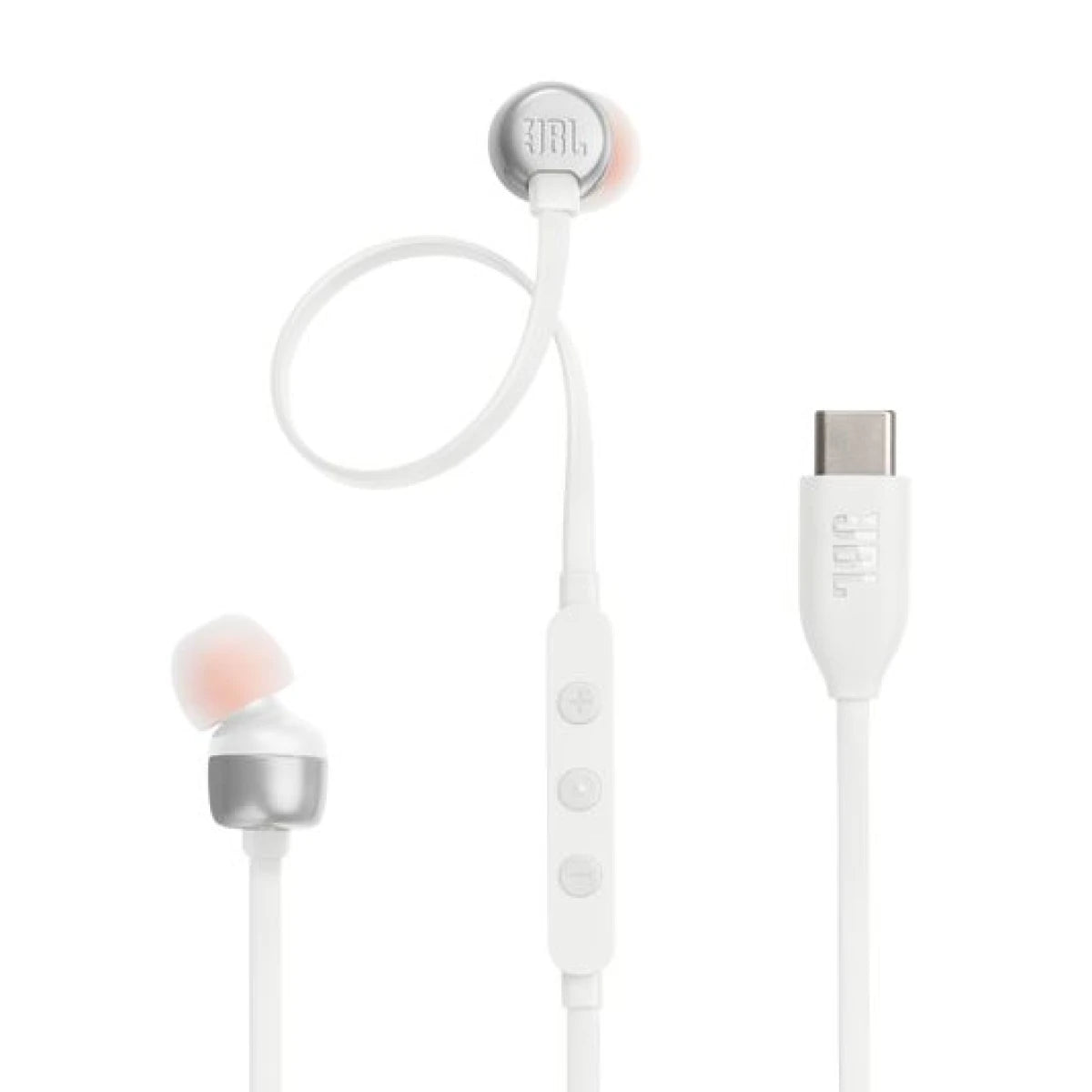 JBL TUNE 310C Wired Hi-Res In-Ear Earphones Type C – Blue/White