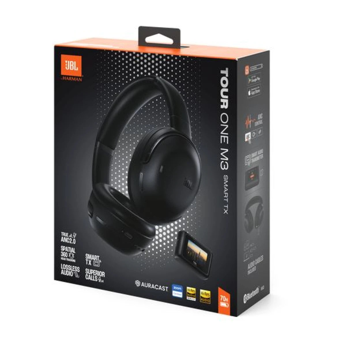 JBL Tour One M3: premium wireless ANC headphones with Hi Res audio, 70 hr battery