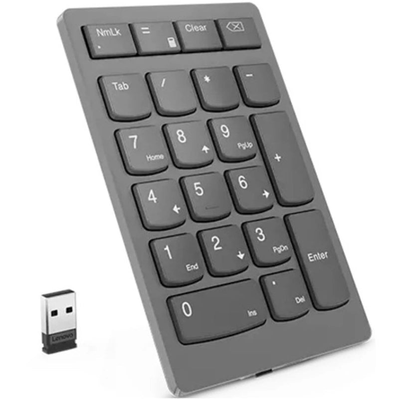 Lenovo Go Wireless Numeric Keypad - Storm Grey Lenovo Go Wireless Numeric Keypad - Storm Grey