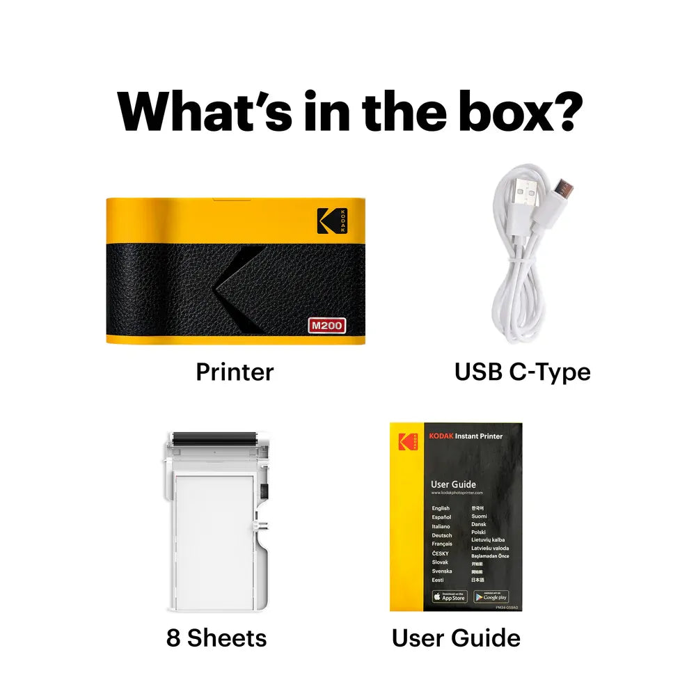 Kodak Mini 2 ERA M200 Bluetooth Portable Photo Printer Original Kodak Mini 2 ERA M200 Bluetooth Portable Photo Printer Original