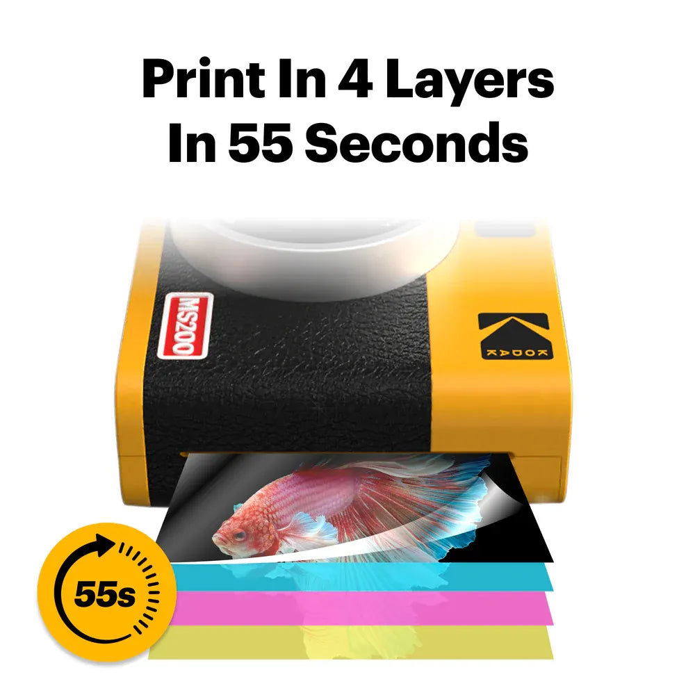 KODAK Mini Shot 2 Era Instant Camera and Photo Printer MS200 Black KODAK Mini Shot 2 Era Instant Camera and Photo Printer MS200 Black