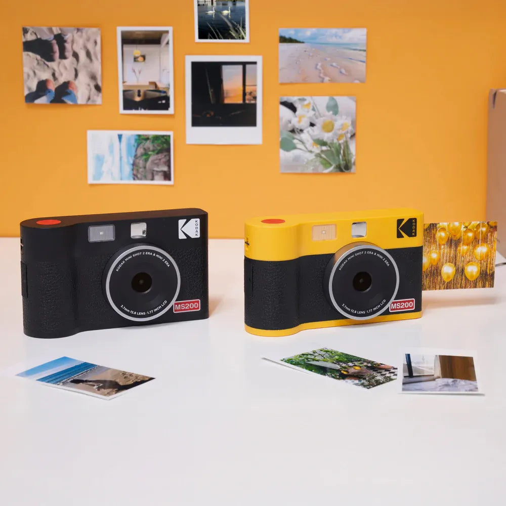 KODAK Mini Shot 2 Era Instant Camera and Photo Printer MS200 Black KODAK Mini Shot 2 Era Instant Camera and Photo Printer MS200 Black