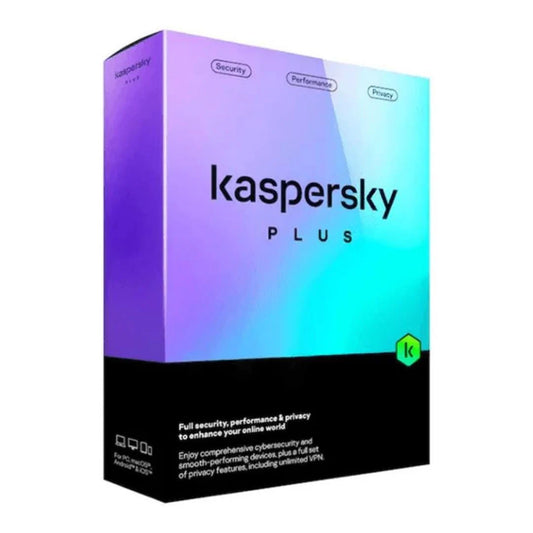 Kaspersky Plus, 3 Years (Digital Download) (For 1 -3 User Option)