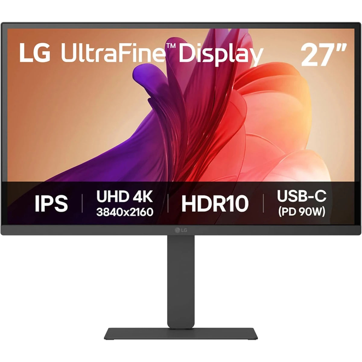 LG UltraFine 27" 4K UHD IPS Monitor USB-C 90W 3-Side Borderless