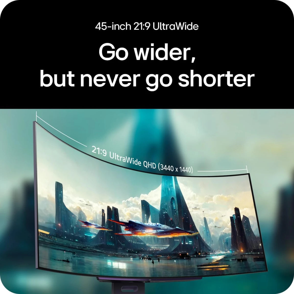 LG 45GX90SA-B UltraGear™ 45” OLED WQHD Curved Gaming Monitor – 240 Hz Premium