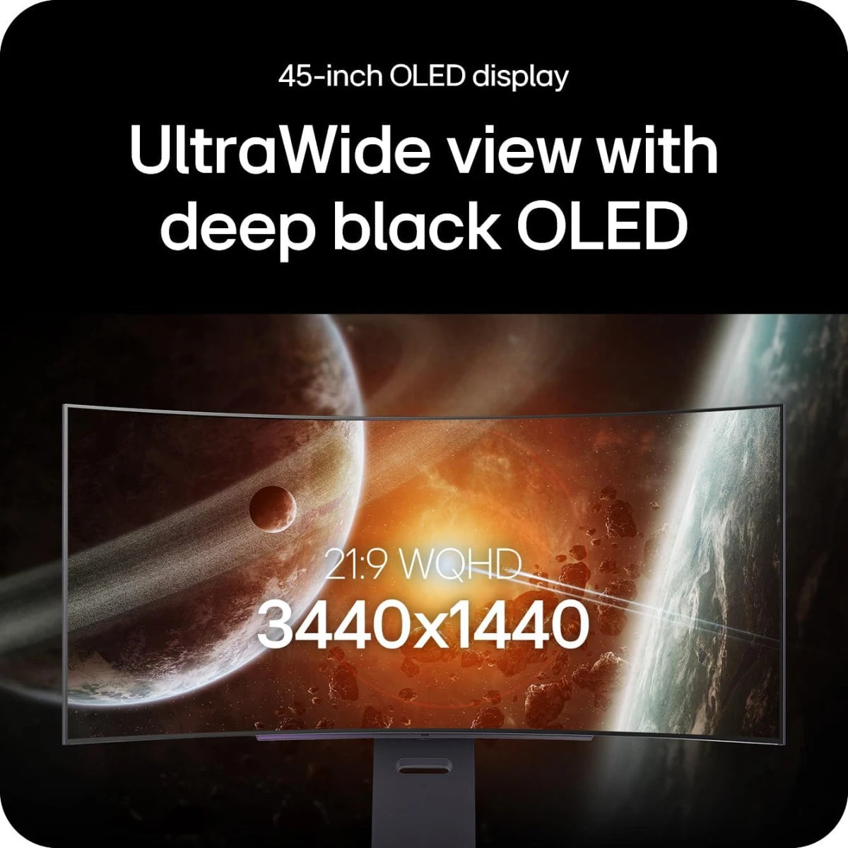 LG 45GX90SA-B UltraGear™ 45” OLED WQHD Curved Gaming Monitor – 240 Hz Premium