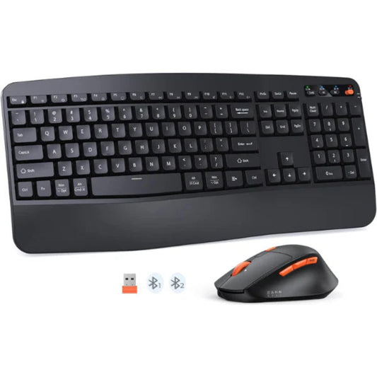 Meetion MT-DirectorA 2.4GHz & Bluetooth Dual, Ergonomic Keyboard & Mouse Combo