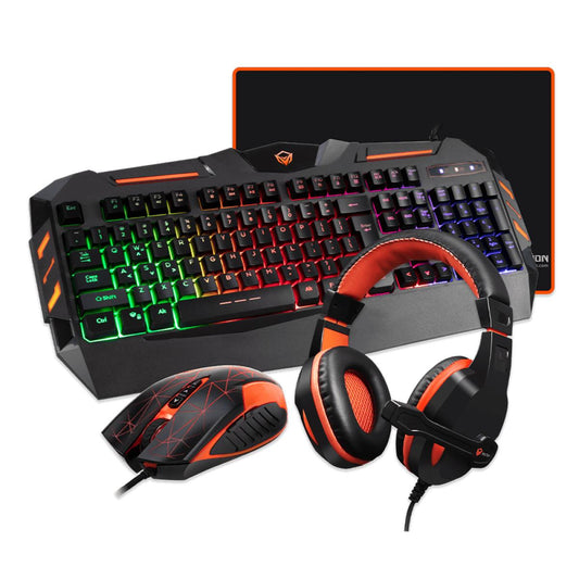 Meetion MT-C500 Wired 4IN1 PC GAMING COMBO KITS, Backlit, Strong durability