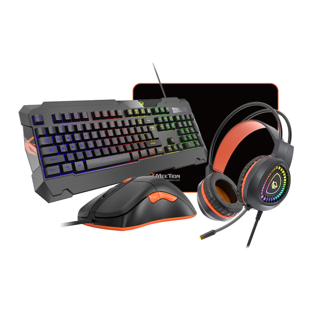 Meetion MT-C505 Wired 4IN1 PC GAMING COMBO KITS, Backlit, Strong durability Meetion MT-C505 Wired 4IN1 PC GAMING COMBO KITS, Backlit, Strong durability