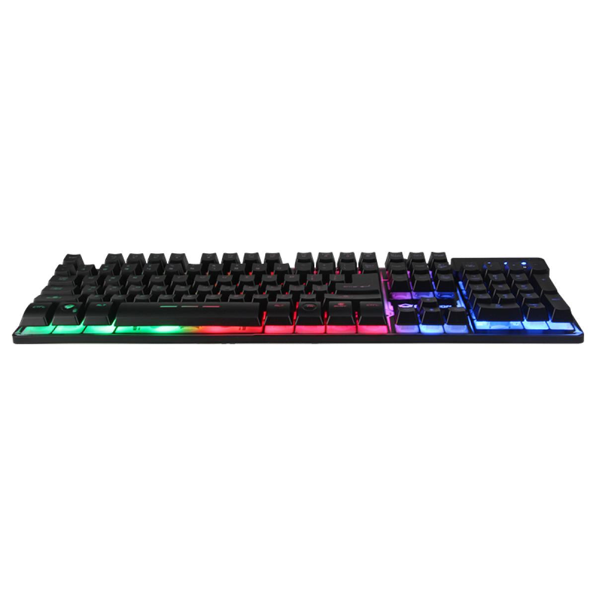 Meetion MT-K9300 Gaming Keyboard, Colorful Rainbow Backlit, USB Braided Cable
