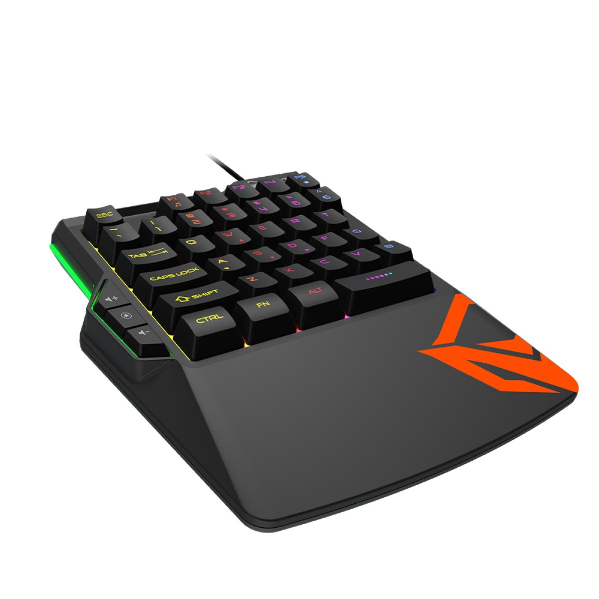 Meetion MT-KB015 Left One-Handed Gaming Keyboard, backlight, Classic original design