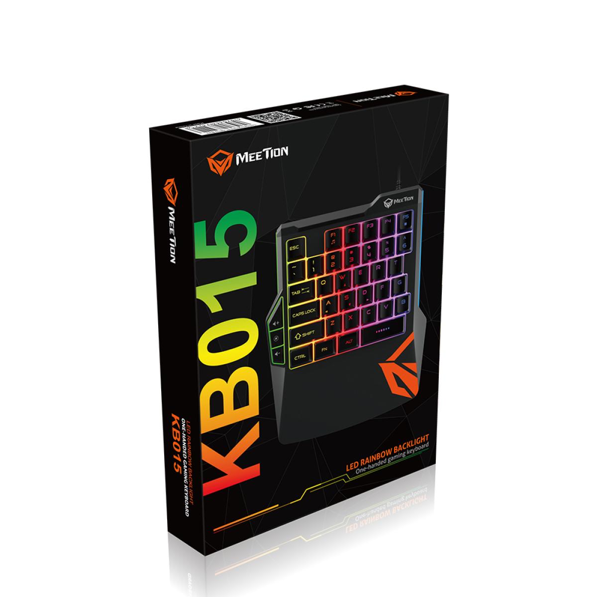 Meetion MT-KB015 Left One-Handed Gaming Keyboard, backlight, Classic original design