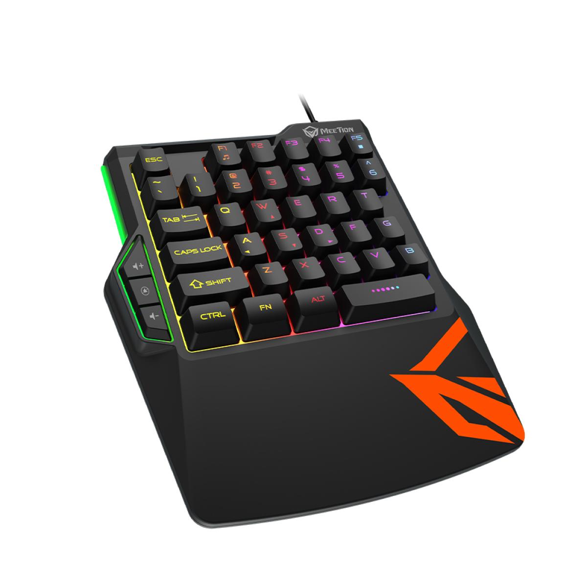 Meetion MT-KB015 Left One-Handed Gaming Keyboard, backlight, Classic original design