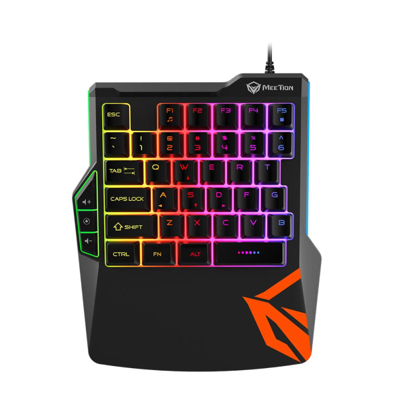 Meetion MT-KB015 Left One-Handed Gaming Keyboard, backlight, Classic original design