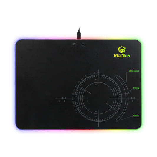 MeeTion MT-P010 Glowing Backlit RGB LED Gaming Mouse Pad, USB Cable