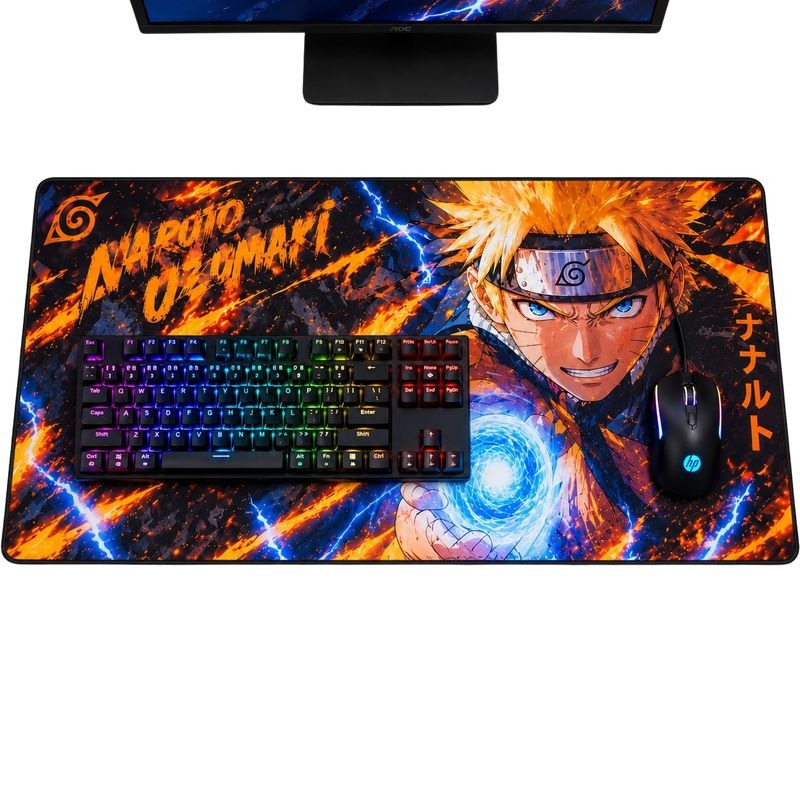 mousepad Naruto Anime Playmat  mousepads 90*40cm High Quality