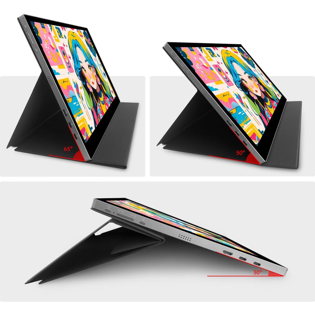 Bosto P160 15.6 Professional FHD Pen Display H-IPS Screen with Leather Case