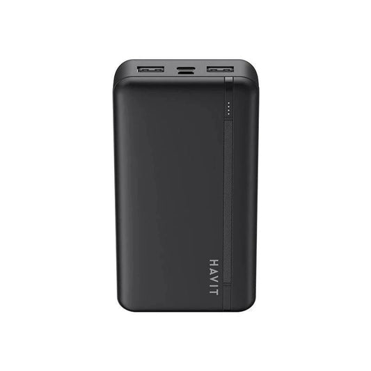 HAVIT PB91 Charge Power Bank, 20,000 mAh,  LED display, Black