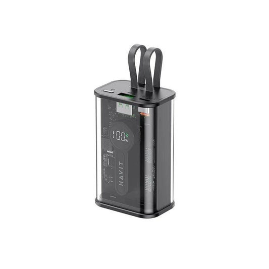 HAVIT PB94 Charge Power Bank 10,000mAh, Quick Charge, LED display (Black)