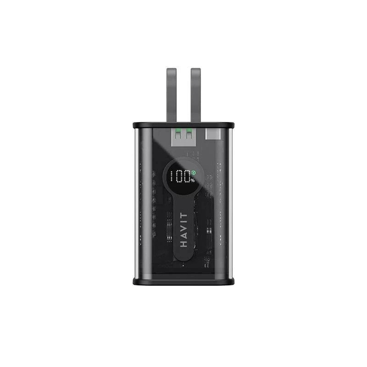 HAVIT PB94 Charge Power Bank 10,000mAh, Quick Charge, LED display (Black)