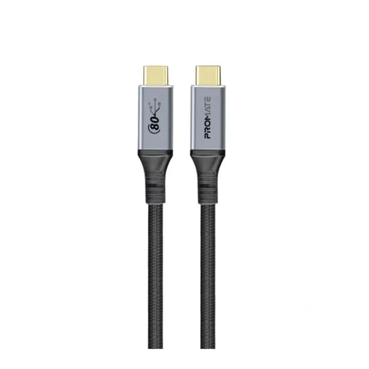 Promate Power through data ultimate USB4™ cable high-performance professionals, gamers