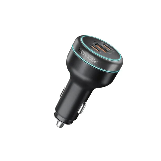 Promate Car Charger Dual Power Delivery its 140W Power Delivery 3.1, laptops, tablets Promate Car Charger Dual Power Delivery its 140W Power Delivery 3.1, laptops, tablets