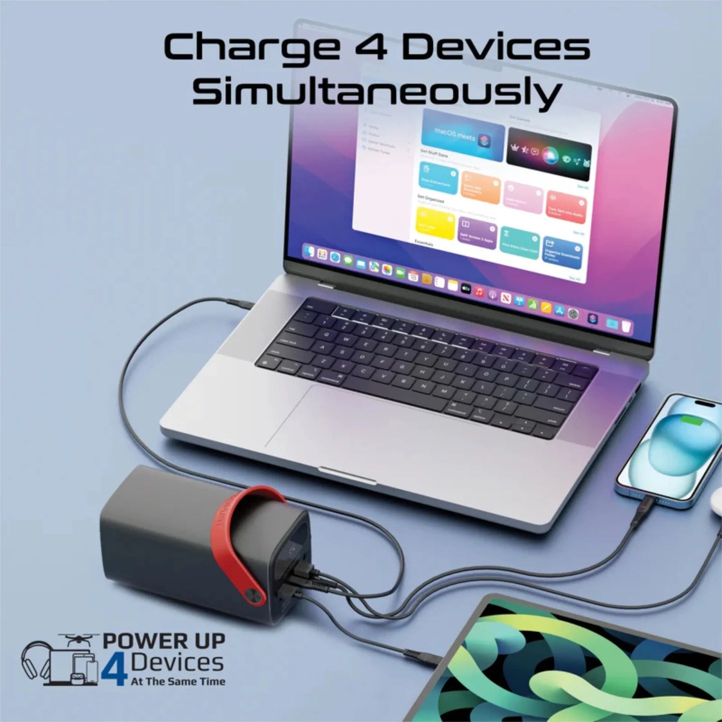 Promate 80000mAh High-Capacity 100W Ultra-Fast-Charging Power PowerMine-80Pro