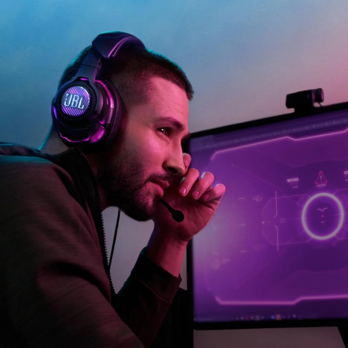 JBL Quantum One - USB Wired Professional Gaming Headset Active Noise Cancelling