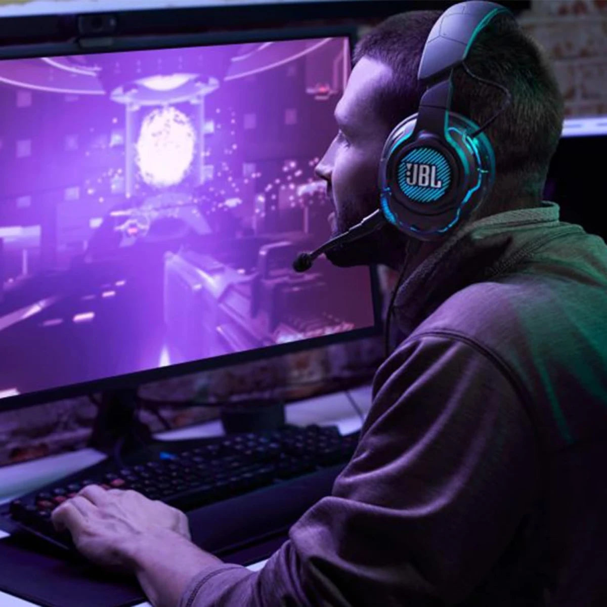 JBL Quantum One - USB Wired Professional Gaming Headset Active Noise Cancelling