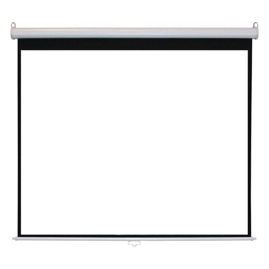 Manual Projector Screen Wall Mount (240cmx240cm) for Data Show Good Quality