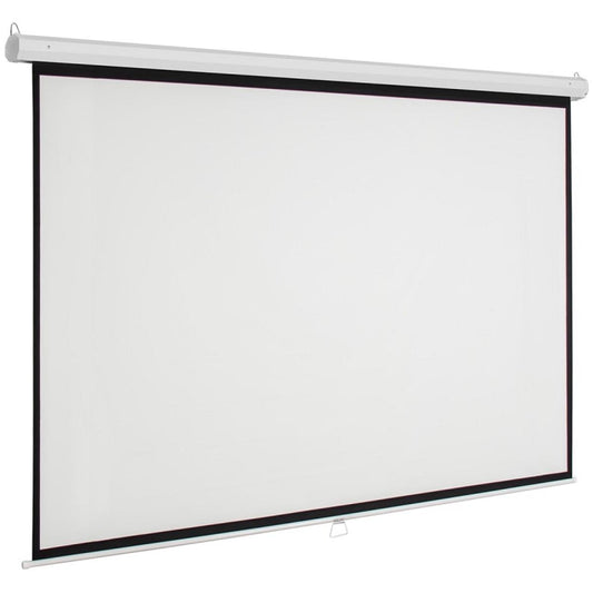 Manual Projector Screen Wall Mount (2mx2m) for Data Show Use Good Quality
