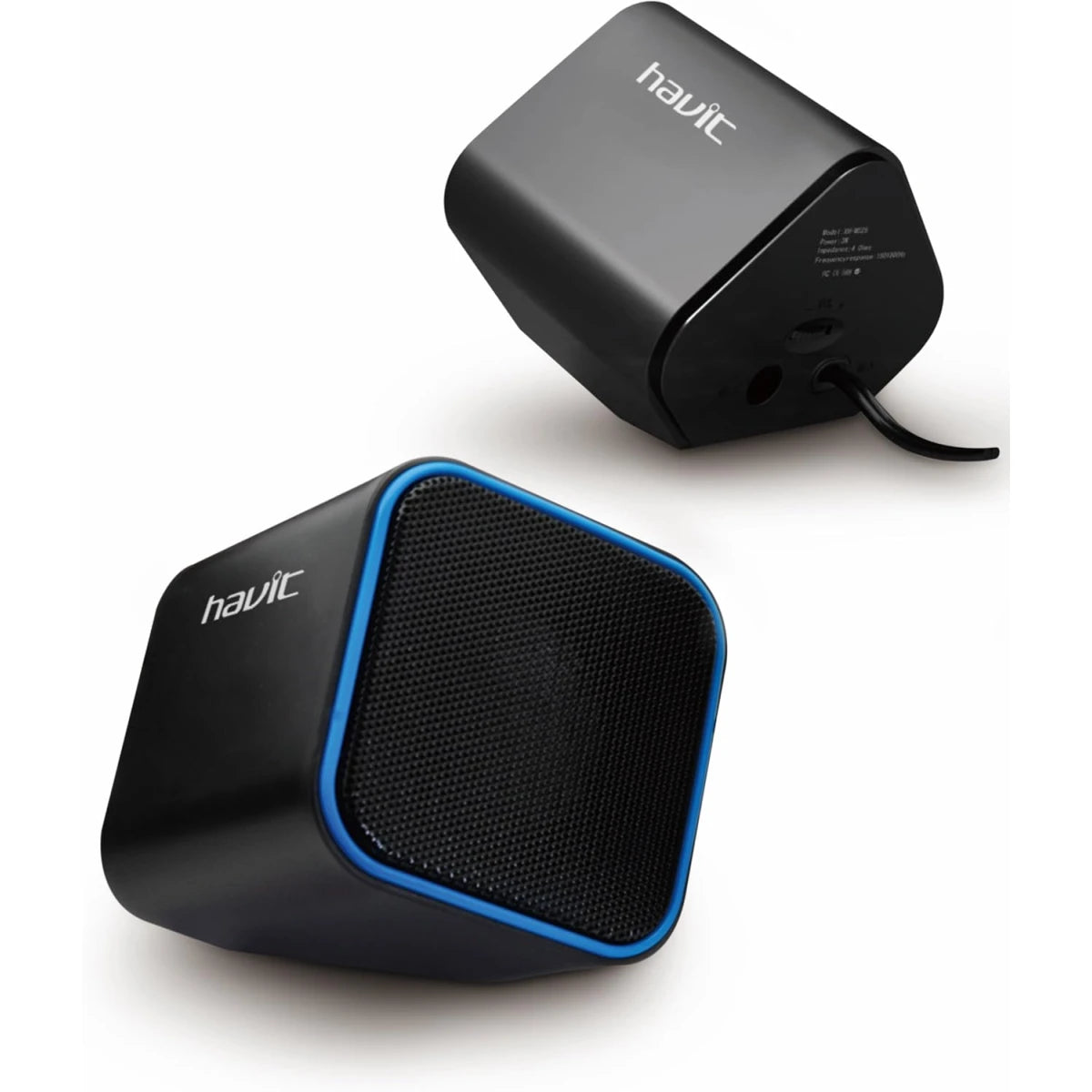 Havit PC Speakers HV-SK473 2.0 Channel USB Multimedia Stereo Sound System (Blue)