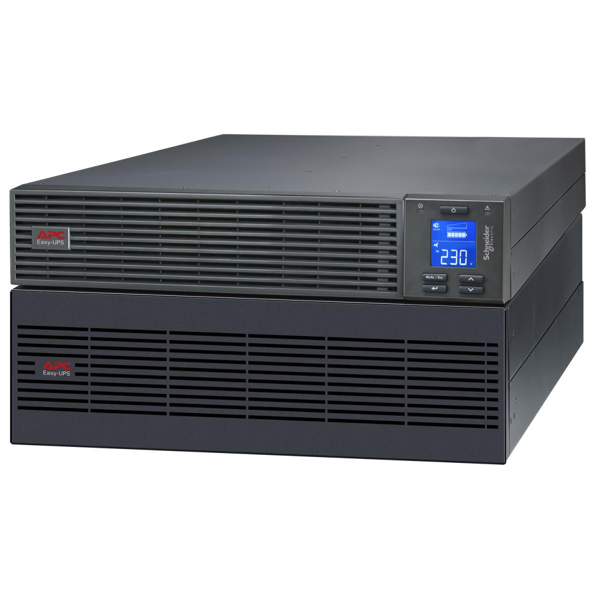 APC Easy UPS On-Line 10kVA/10kW, Rackmount 5U, 230V LCD (SRV10KRILRK) APC Easy UPS On-Line 10kVA/10kW, Rackmount 5U, 230V LCD (SRV10KRILRK)