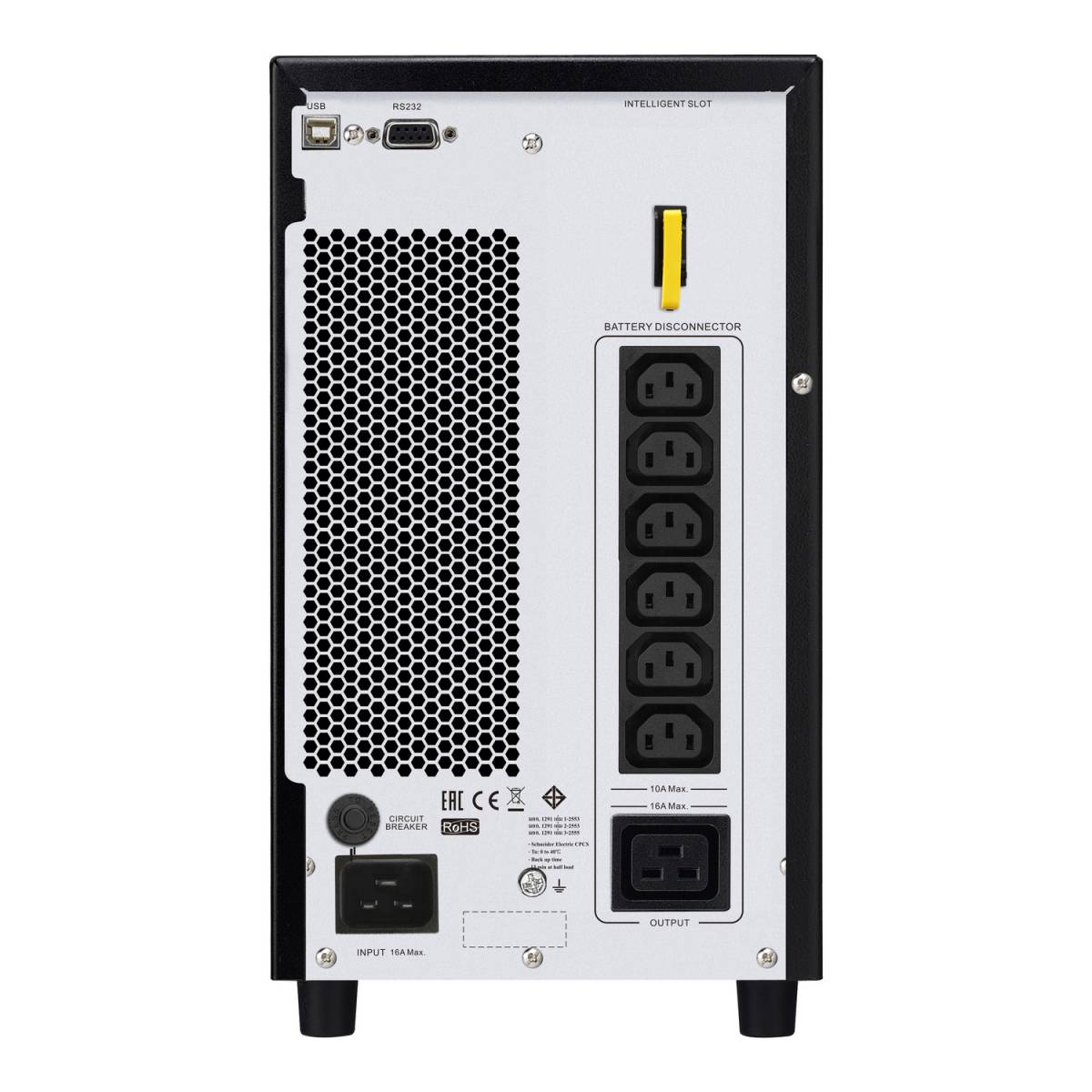 APC Easy UPS 1Phase On-Line, 3kVA, Tower, 230V Intelligent Card Slot, LCD (SRVS3KI)
