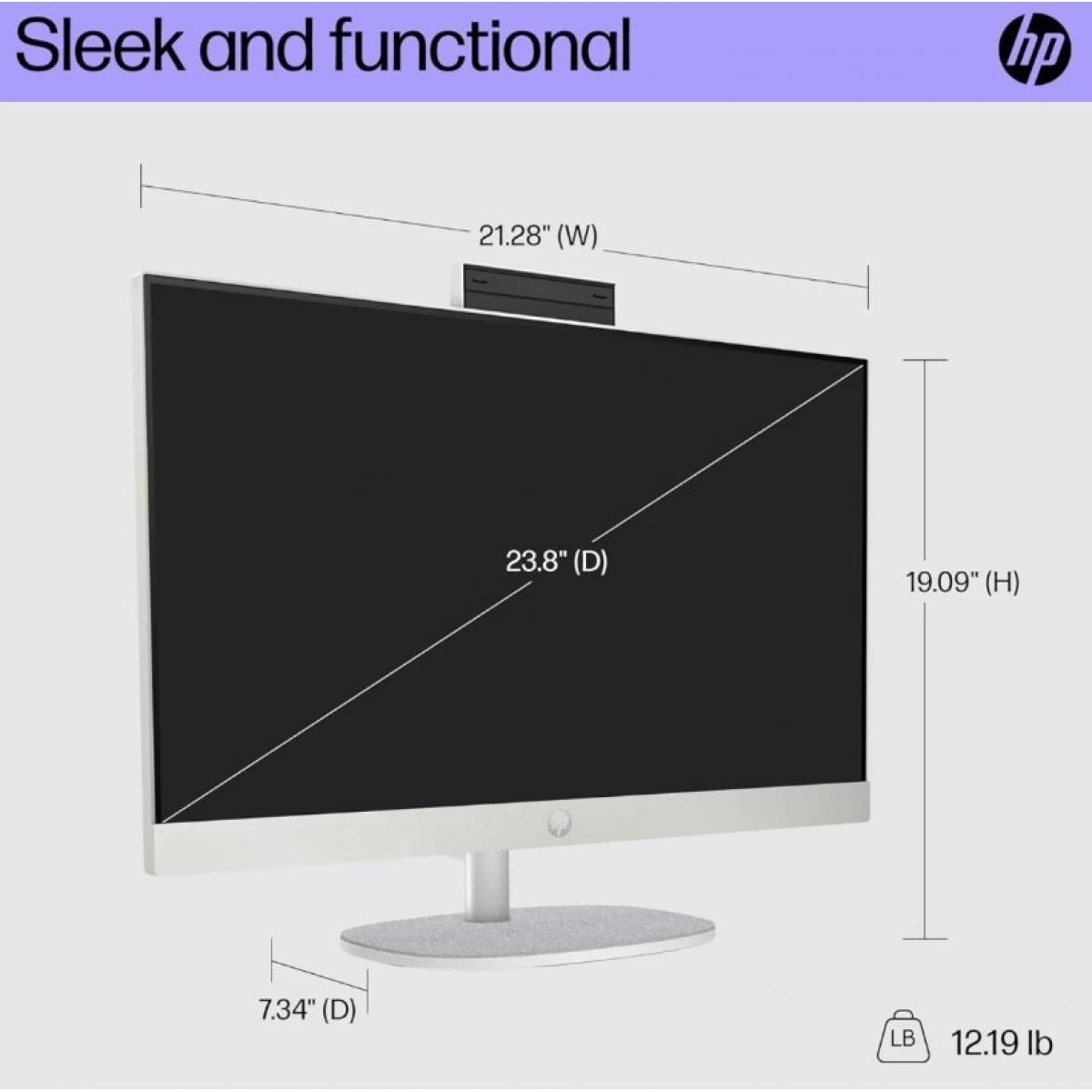 HP All-in-One 27-cr0012ne PC Non-Touch Intel Core i7-1355U (8GB/512GB) IPS /White