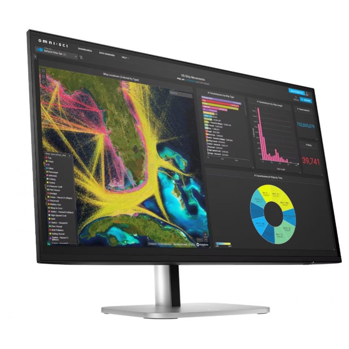 HP 527pq Series 5 27 inch QHD 2K (2560x1440) Monitor, Adjustable