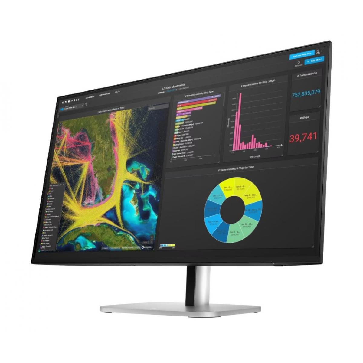 HP 527pq Series 5 27 inch QHD 2K (2560x1440) Monitor, Adjustable