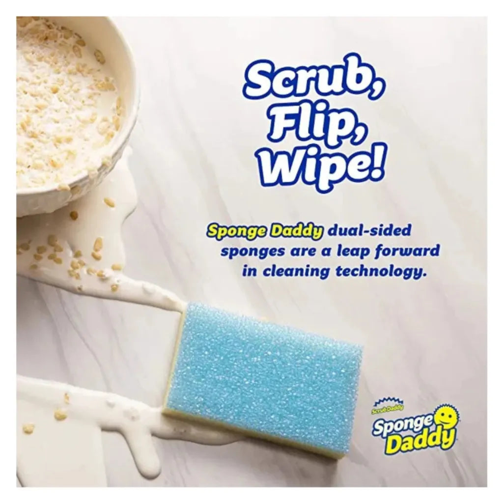 Scrub Daddy Sponge Daddy Dual-Sided Cleaning Sponge & Scrubber Dual-sided design Scrub Daddy Sponge Daddy Dual-Sided Cleaning Sponge & Scrubber Dual-sided design