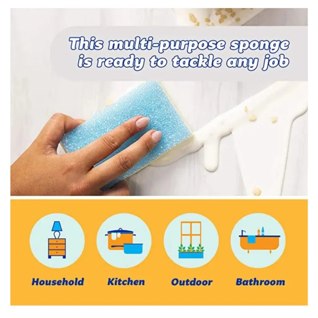Scrub Daddy Sponge Daddy Dual-Sided Cleaning Sponge & Scrubber Dual-sided design Scrub Daddy Sponge Daddy Dual-Sided Cleaning Sponge & Scrubber Dual-sided design