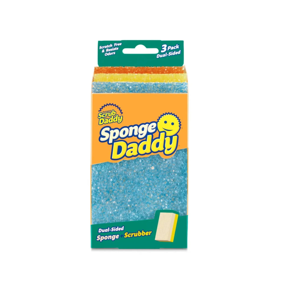 Scrub Daddy Sponge Daddy Dual-Sided Cleaning Sponge & Scrubber Dual-sided design Scrub Daddy Sponge Daddy Dual-Sided Cleaning Sponge & Scrubber Dual-sided design
