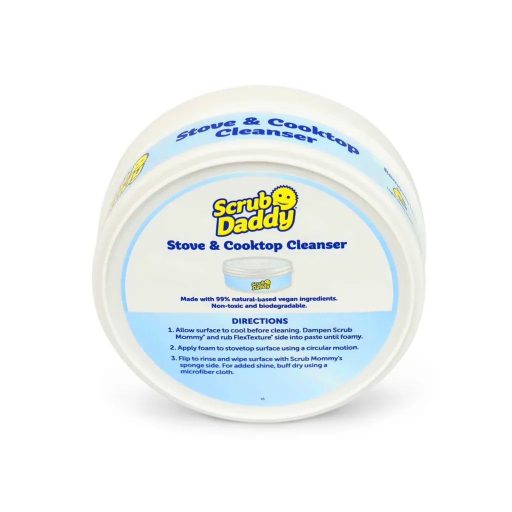 Scrub Daddy Stove & Cooktop Cleanser 250g, With Scrub Mommy Scrub Daddy Stove & Cooktop Cleanser 250g, With Scrub Mommy